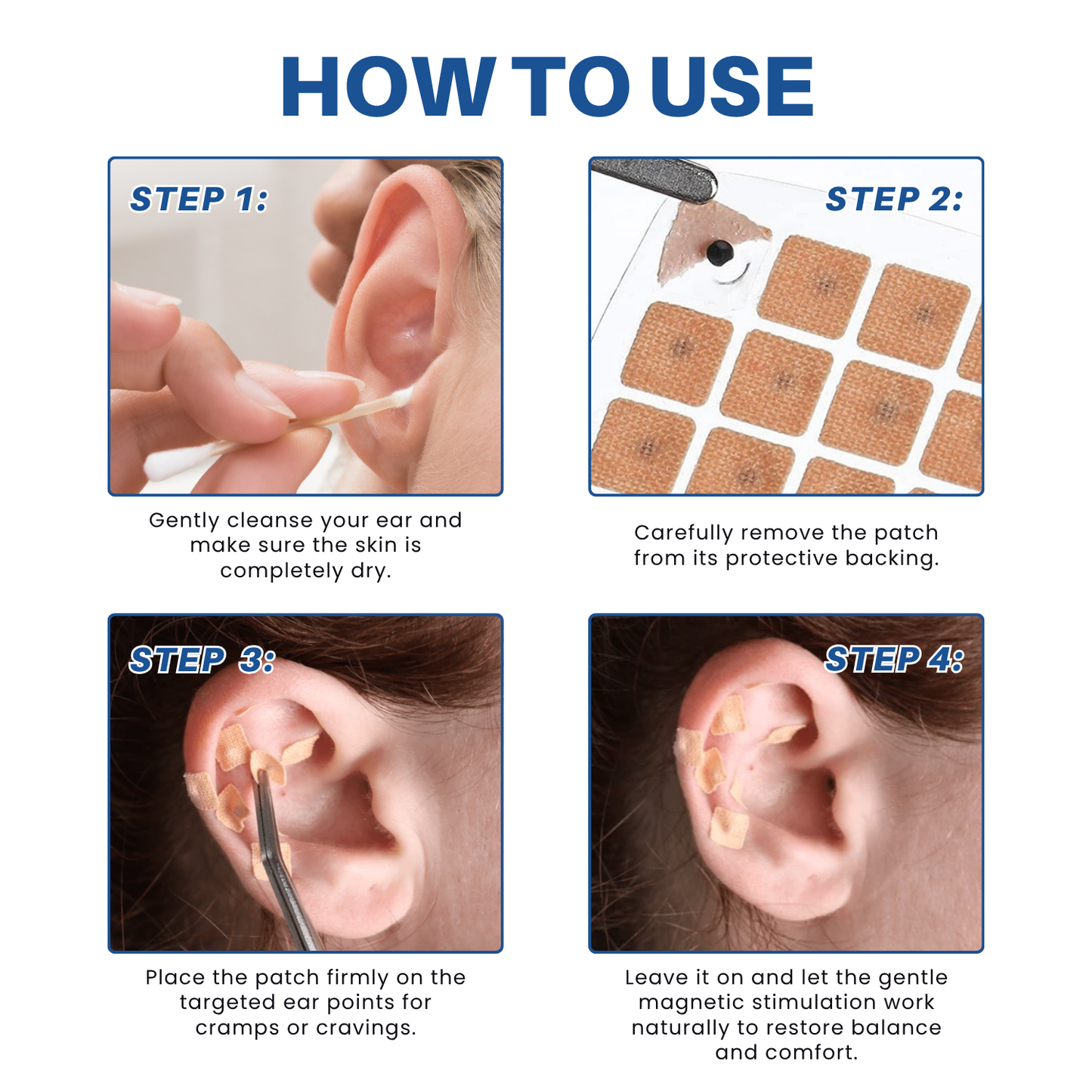 Fivfivgo® Ear Therapy Magnetic Acupressure Patch