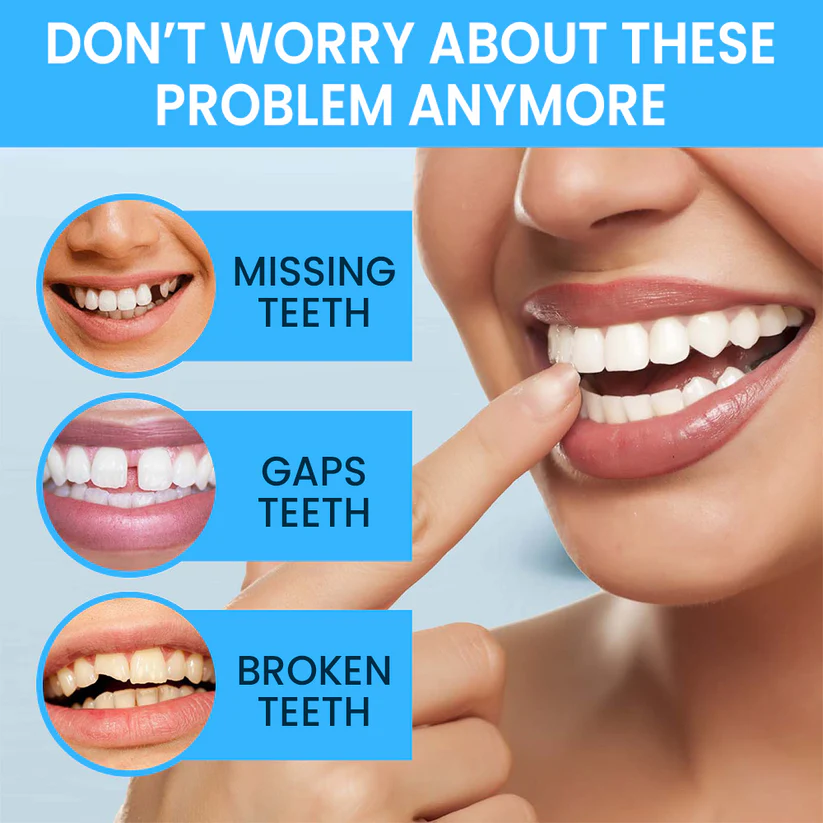Fivfivgo® Adjustable Snap-On Dentures