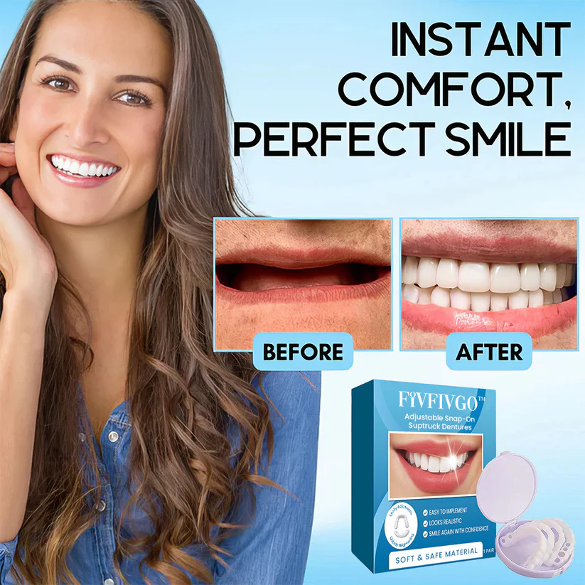 Fivfivgo® Adjustable Snap-On Dentures