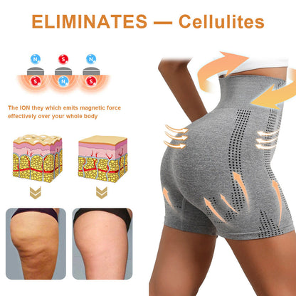 Fivfivgo™ Micro Vibration Massage Module Ice Silk Ion Fiber Repair Shaping Shorts