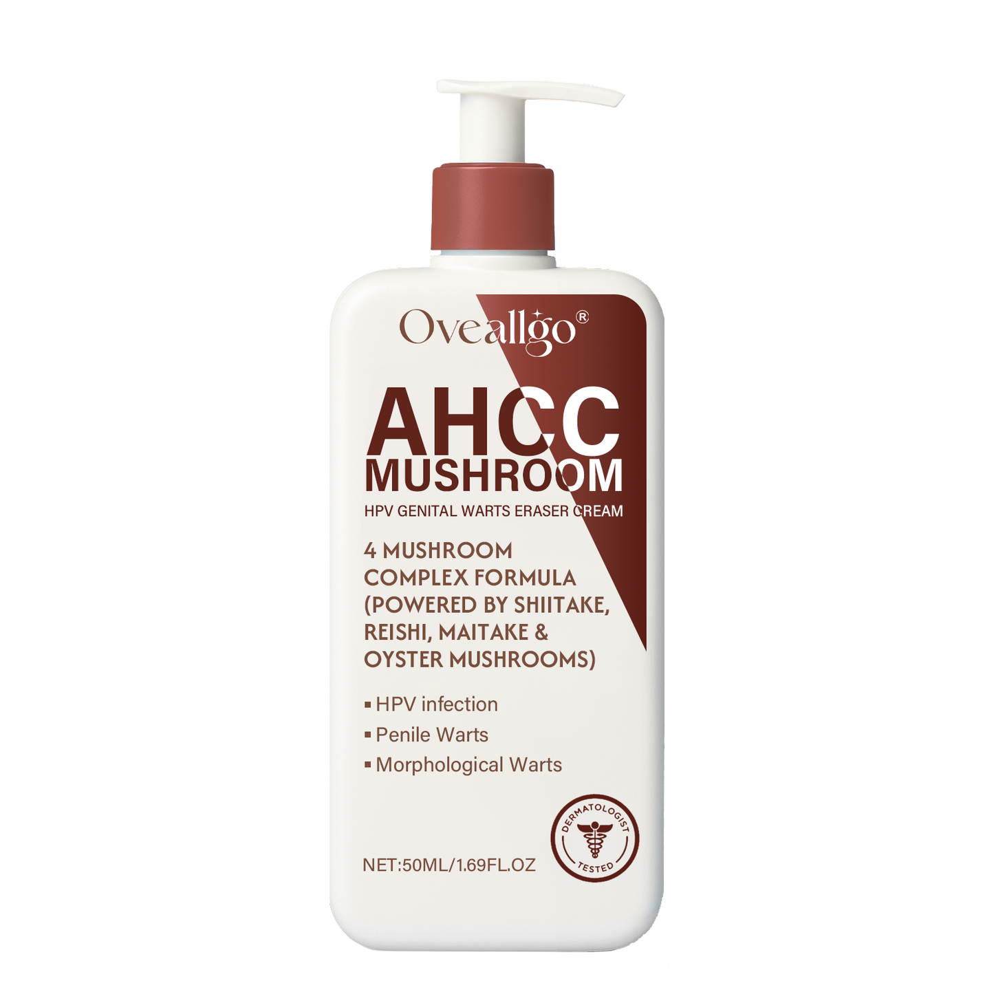 Oveallgo® AHCC Mushroom HPV Genital Warts Eraser Cream