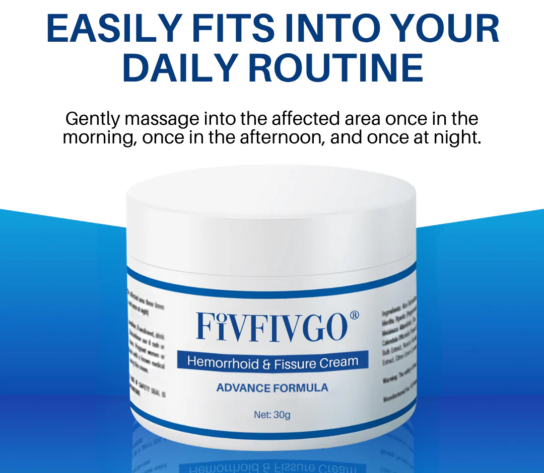 Fivfivgo® Hemorrhoid & Fissure Cream image Fivfivgo® Hemorrhoid & Fissure Cream