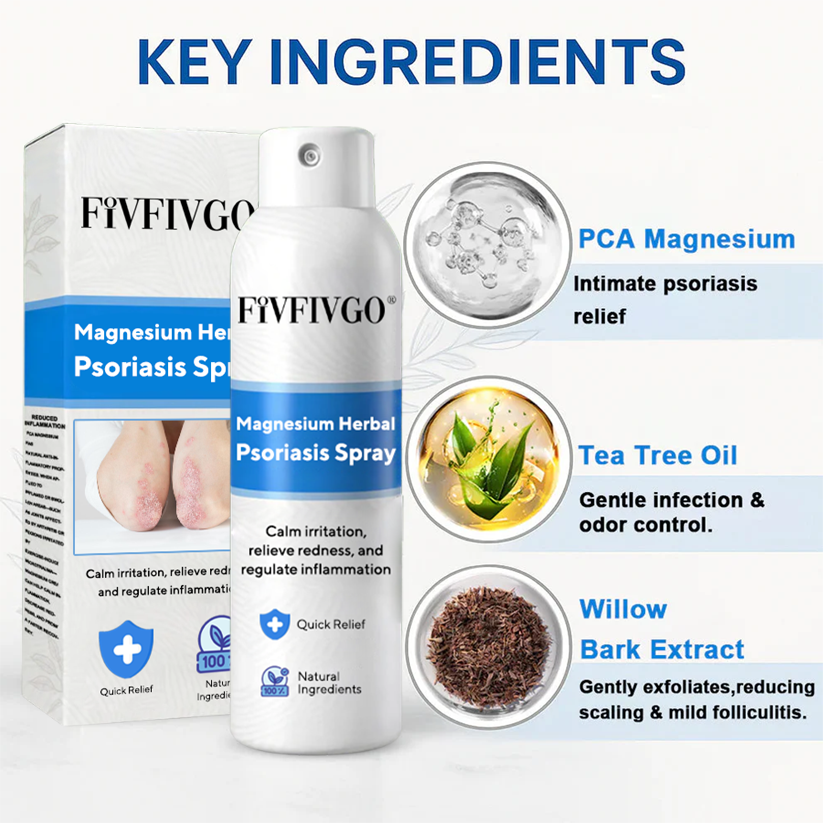 Fivfivgo® Magnesium Herbal Psoriasis Spray