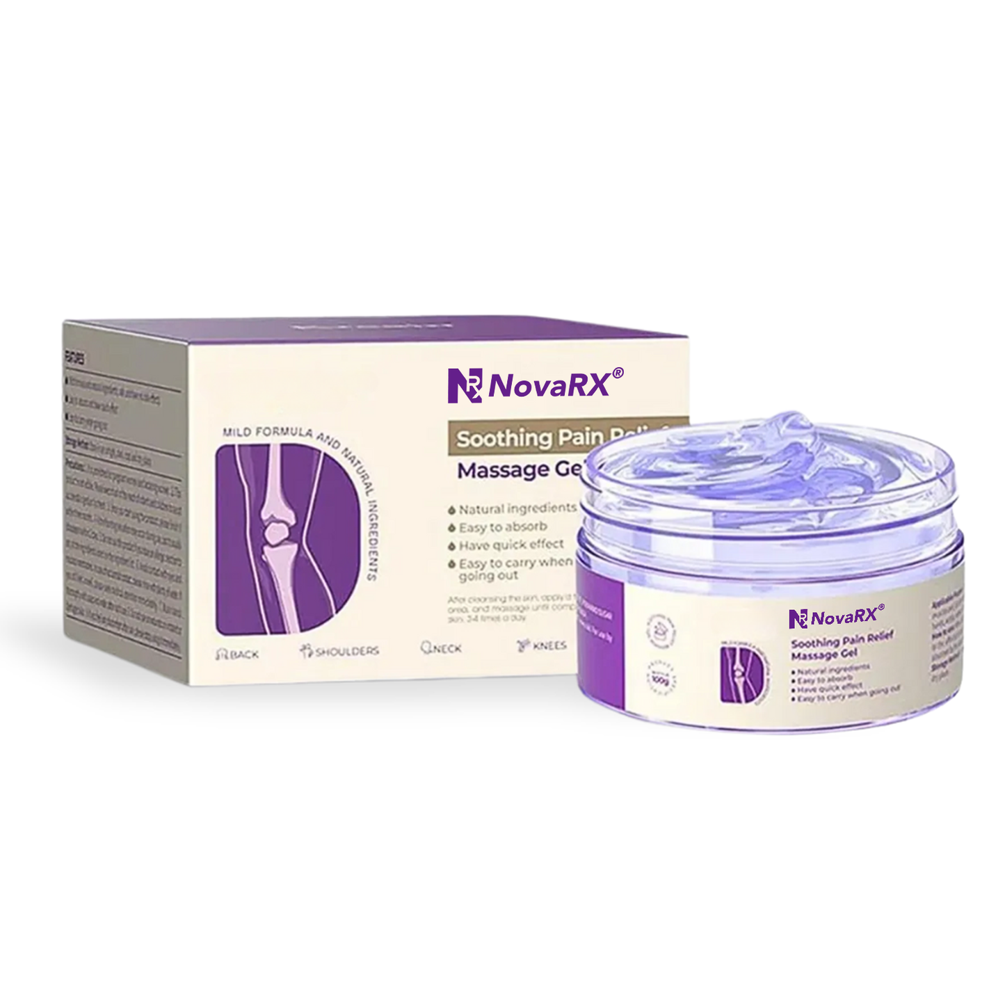NovaRX® Turmeric & Emu Oil Arthritis Soothing Pain Relief Gel