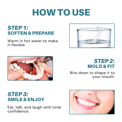 Bikenda® Adjustable Snap-On Dentures