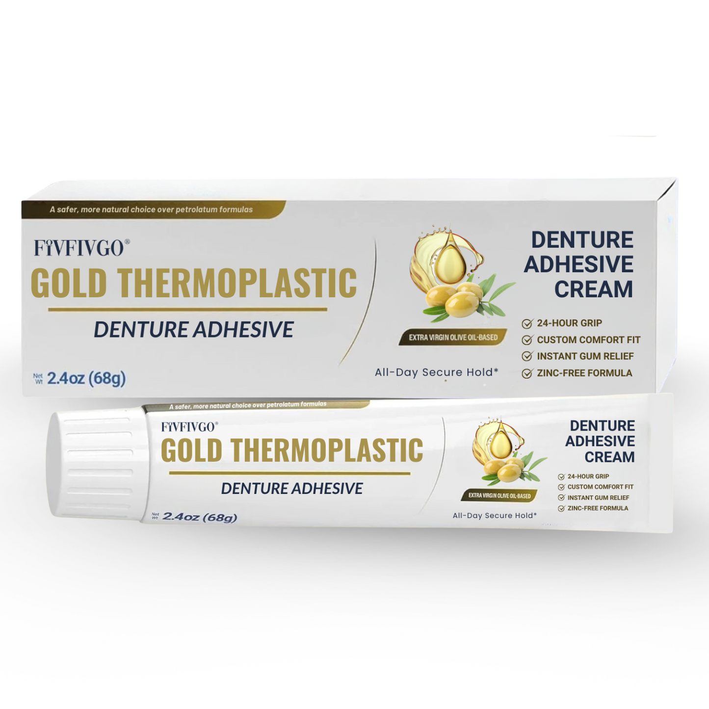 Fivfivgo® Gold Thermoplastic Denture Adhesive
