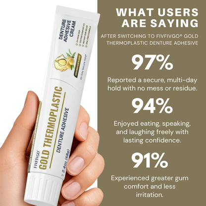 Fivfivgo® Gold Thermoplastic Denture Adhesive
