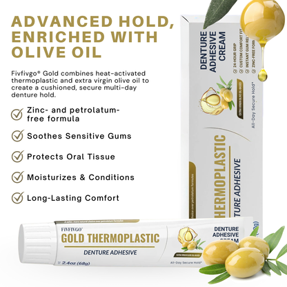 Fivfivgo® Gold Thermoplastic Denture Adhesive