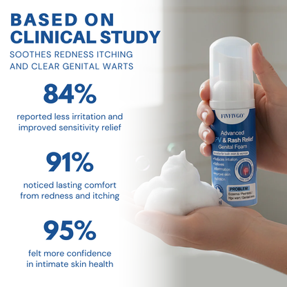 Fivfivgo® Advanced HPV & Rash Relief Genital Foam