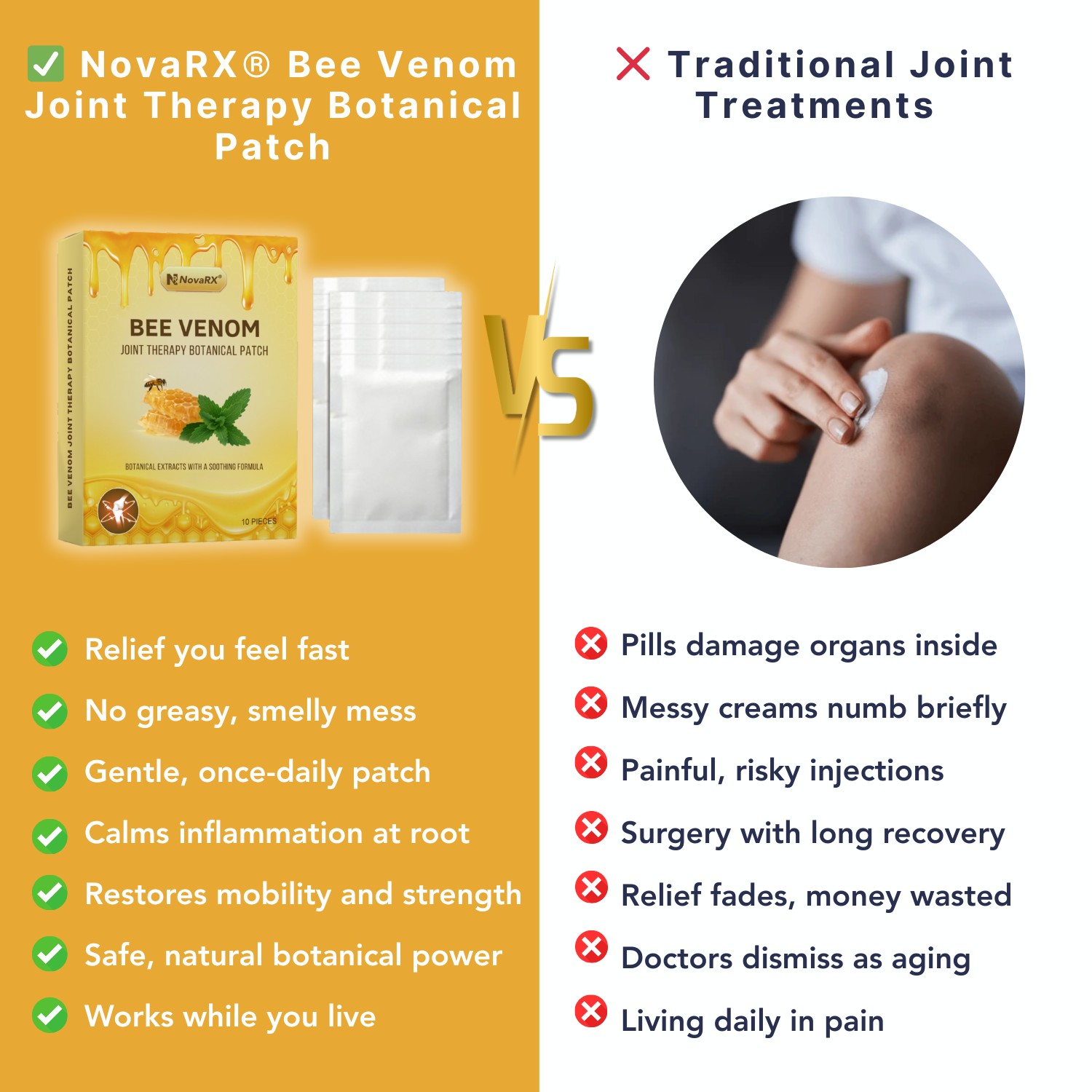 250922 NovaRX Bee Venom Joint Threapy Botanical Patch Img7