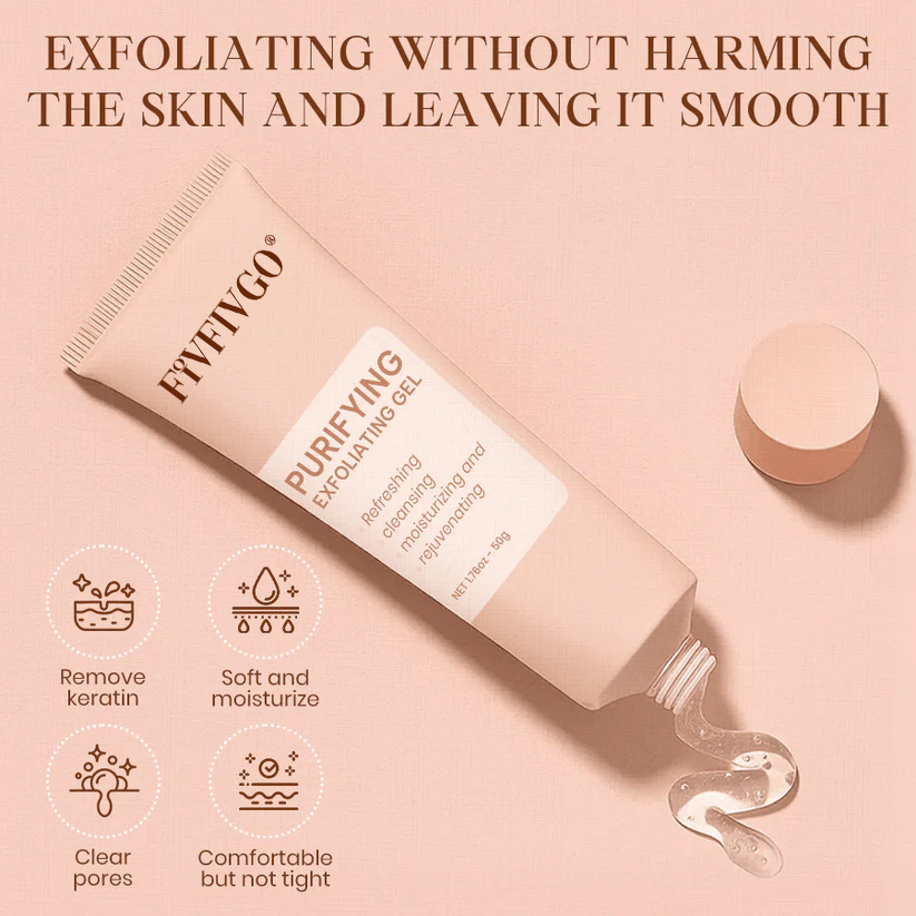 Fivfivgo® Purifying Exfoliating Gel for Acanthosis Nigricans, Exfoliation, Dark Spots, Skin Tags, and Eczema