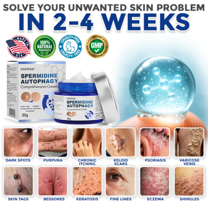 Fivfivgo® Spermidine Autophagy Comprehensive Cream (Treats Skin Tags, Warts, Eczema, Pigmentation, Keratosis)