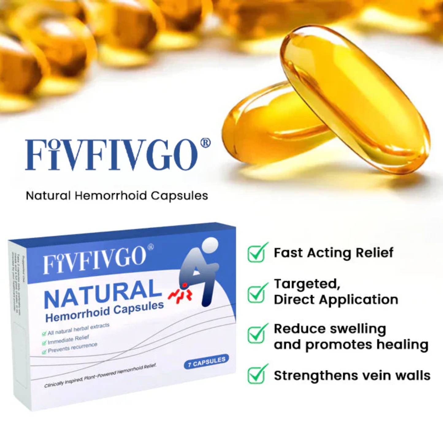 Fivfivgo® Natural Hemorrhoid Capsules