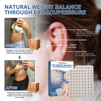Fivfivgo® Ear Therapy Magnetic Acupressure Patch