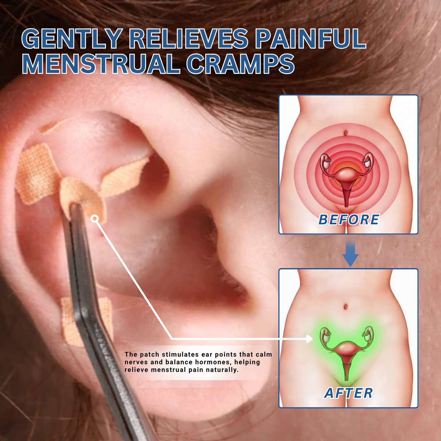 Fivfivgo® Ear Therapy Magnetic Acupressure Patch