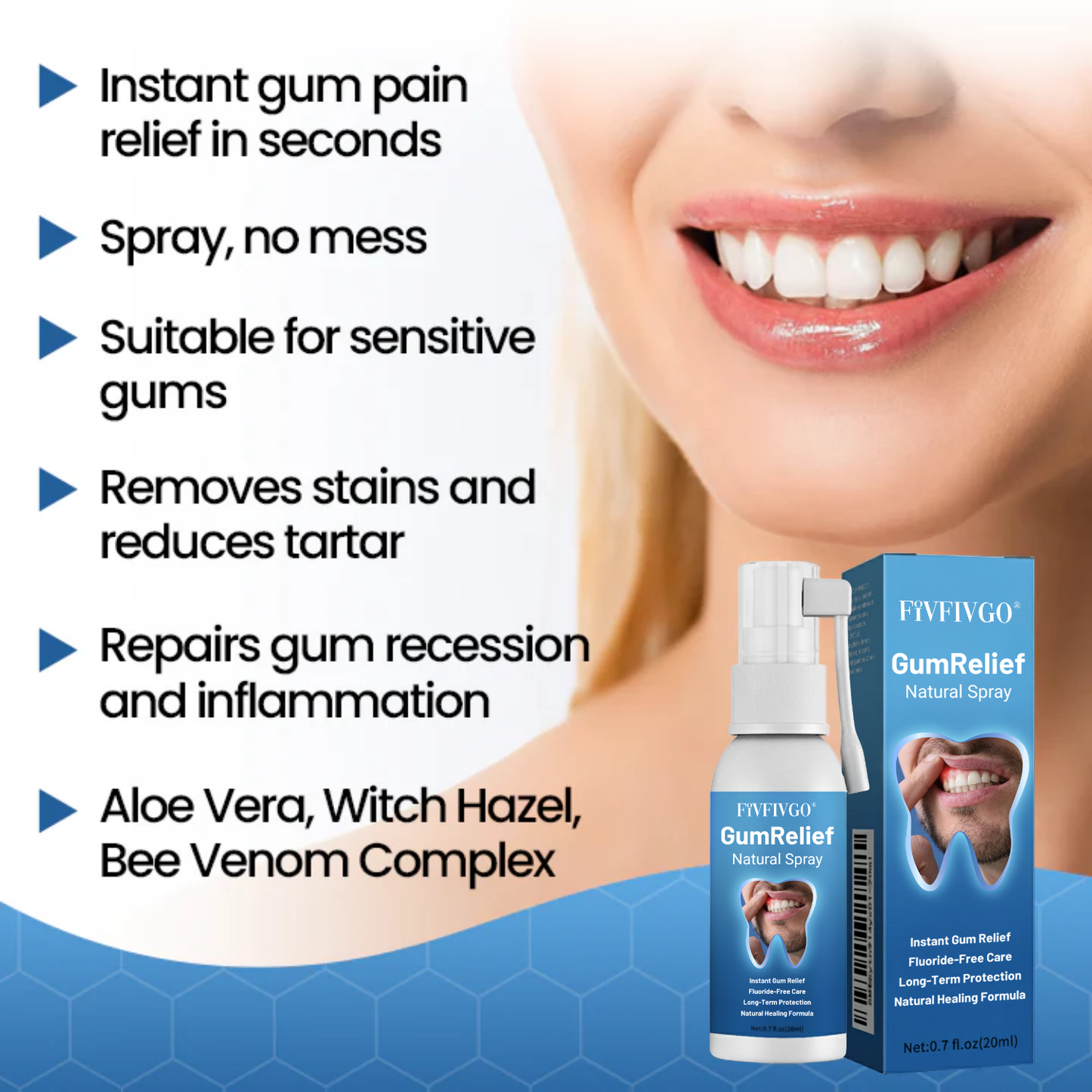Fivfivgo® GumRelief Natural Spray