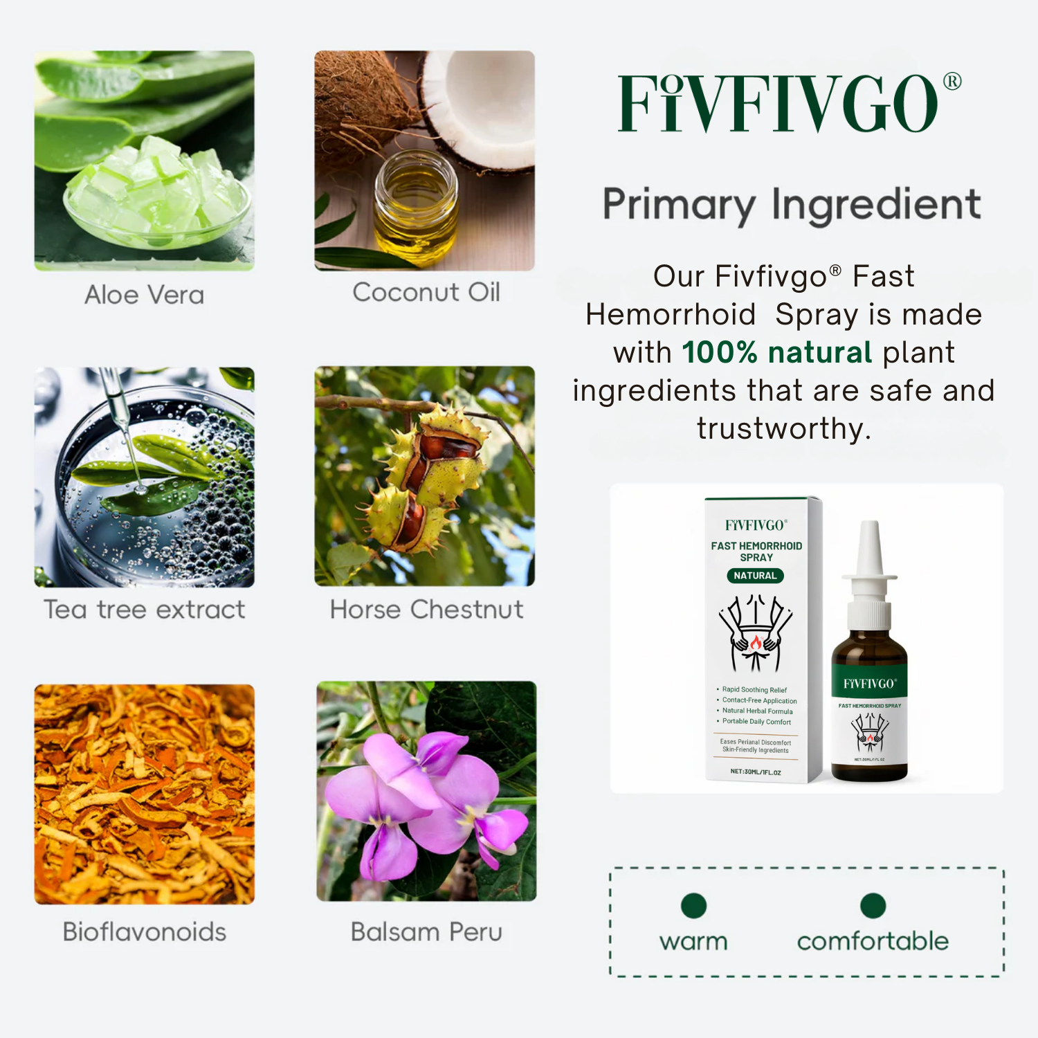 Fivfivgo® Fast Hemorrhoid Spray