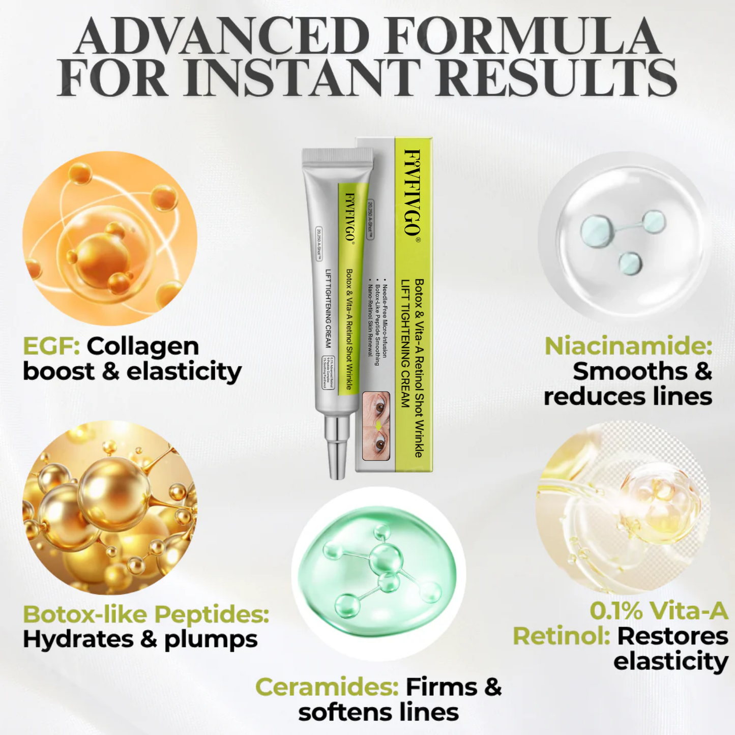 Fivfivgo® Botox & Vita-A Retinol Shot Wrinkle - Lift Tightening Cream