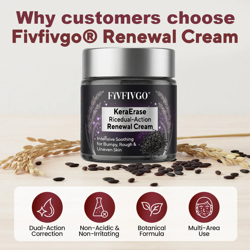 Fivfivgo® KeraErase Ricedual-Action Renewal Cream