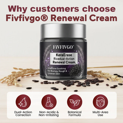 Fivfivgo® KeraErase Ricedual-Action Renewal Cream