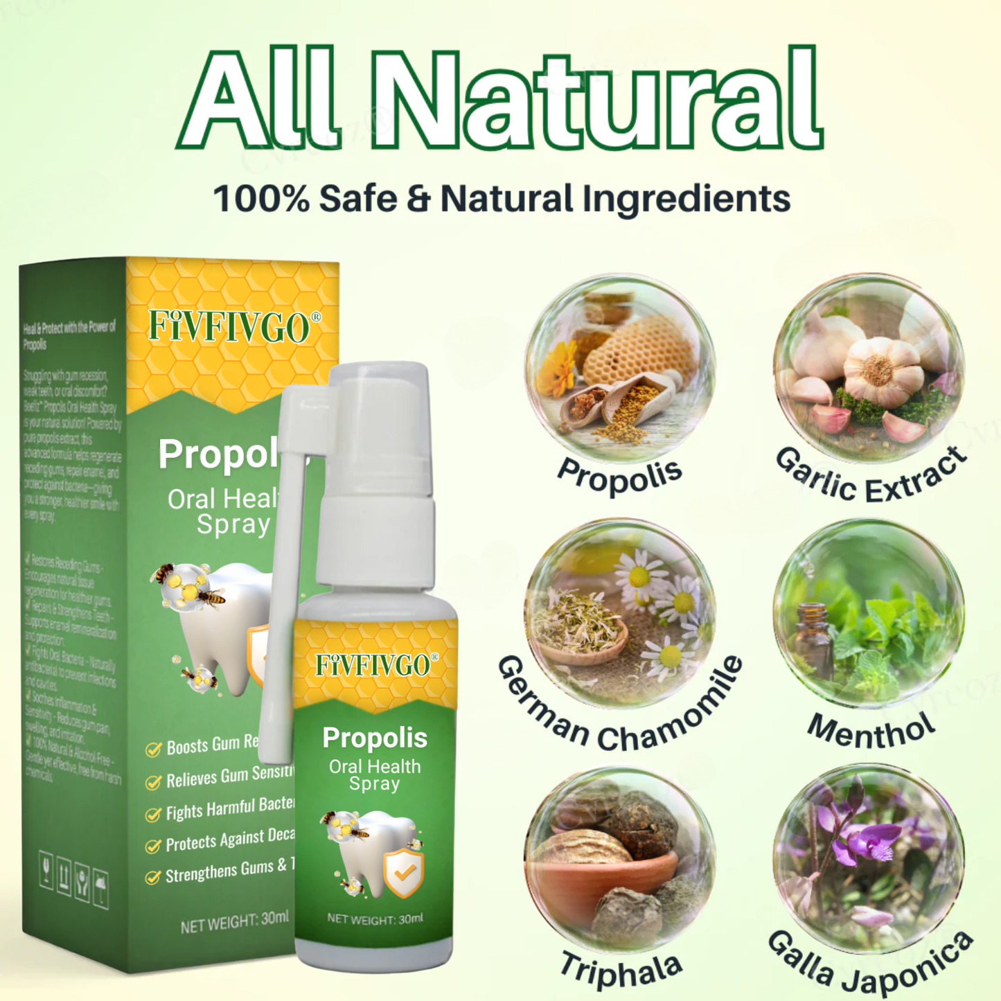 Fivfivgo® Propolis Oral Health Spray
