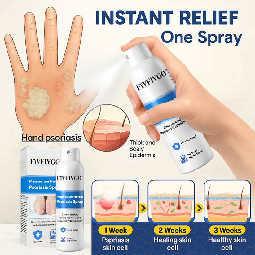 Fivfivgo® Magnesium Herbal Psoriasis Spray