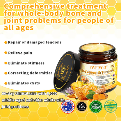 Fivfivgo™ Bee Venom & Turmeric Arthritis Therapy Cream (Specializihng in orthopedic conditions and joint pain)