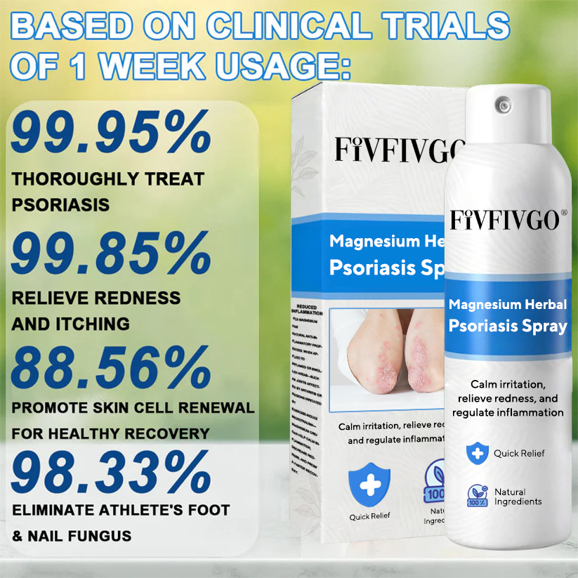 Fivfivgo® Magnesium Herbal Psoriasis Spray image Fivfivgo® Magnesium Herbal Psoriasis Spray