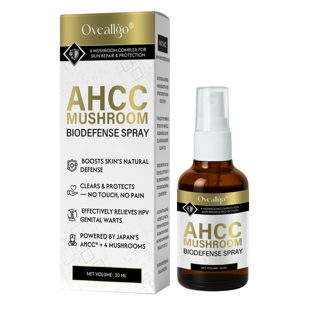 Oveallgo® AHCC Mushroom HPV Genital Warts Eraser Spray PRO