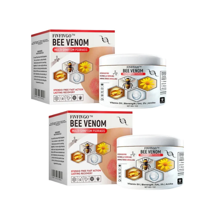 Fivfivgo™ Bee Venom Multi-Symptom Psoriasis Cream