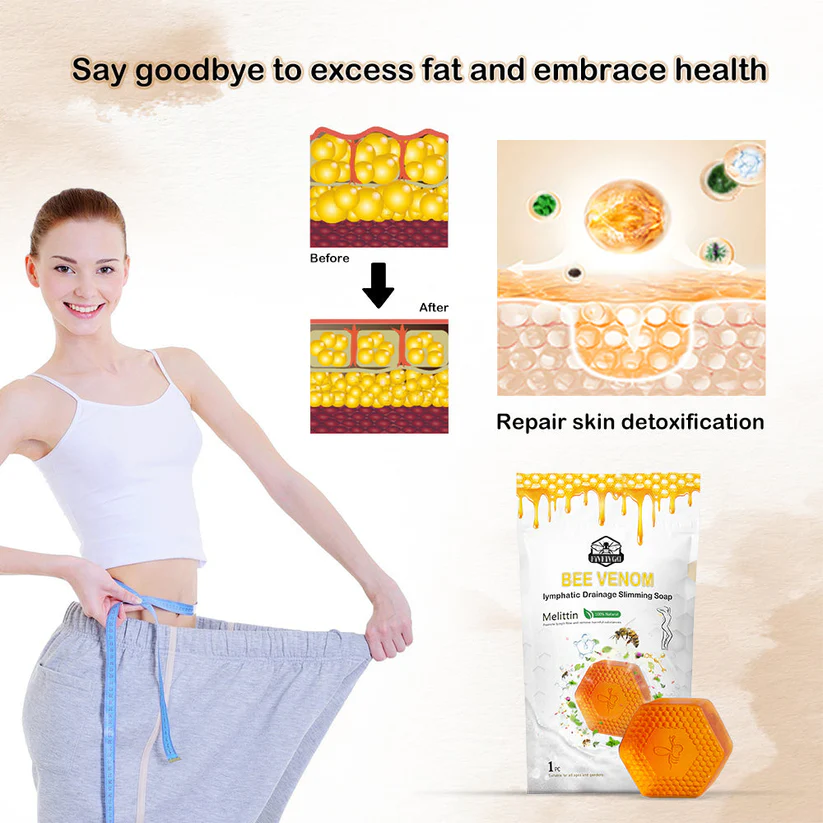 Fivfivgo™ Bee Venom Lymphatic Drainage Slimming Soap (for all lymphatic problems and obesity)