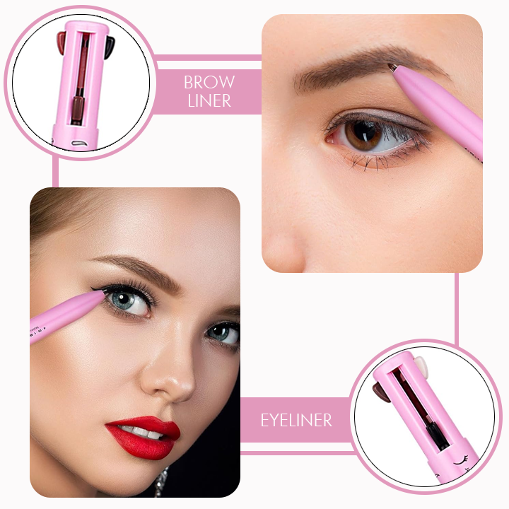 Fivfivgo™ 4-in-1 Deluxe Makeup Pen (Eyeliner, Brow Liner, Lip Liner & Highlighter)