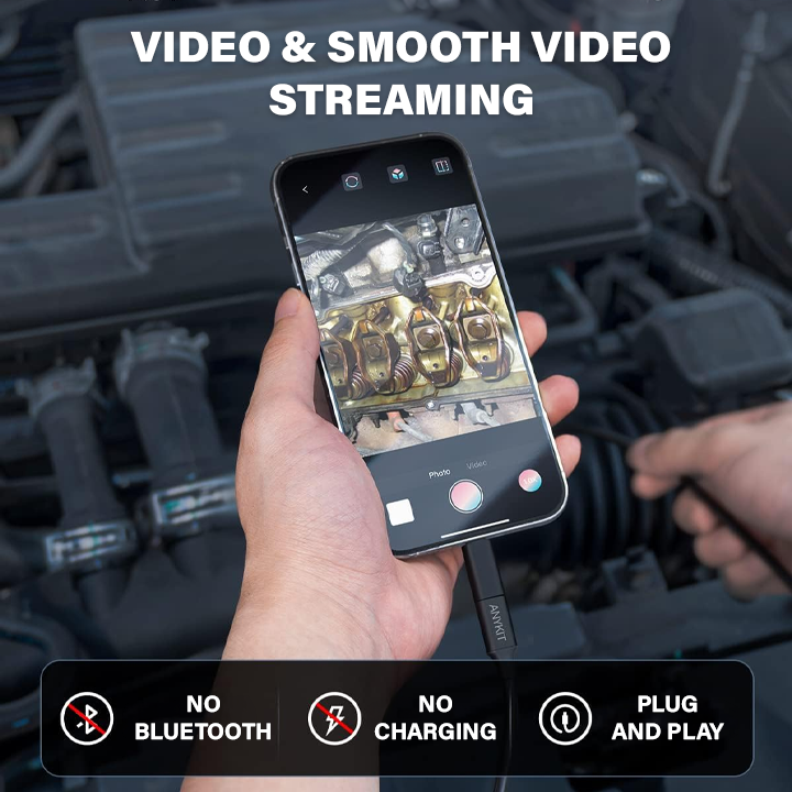 Lyseemin™ Deep View Mini Endoscope Camera for Industrial & Automotive Inspection