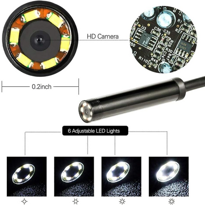 Lyseemin™ Deep View Mini Endoscope Camera for Industrial & Automotive Inspection