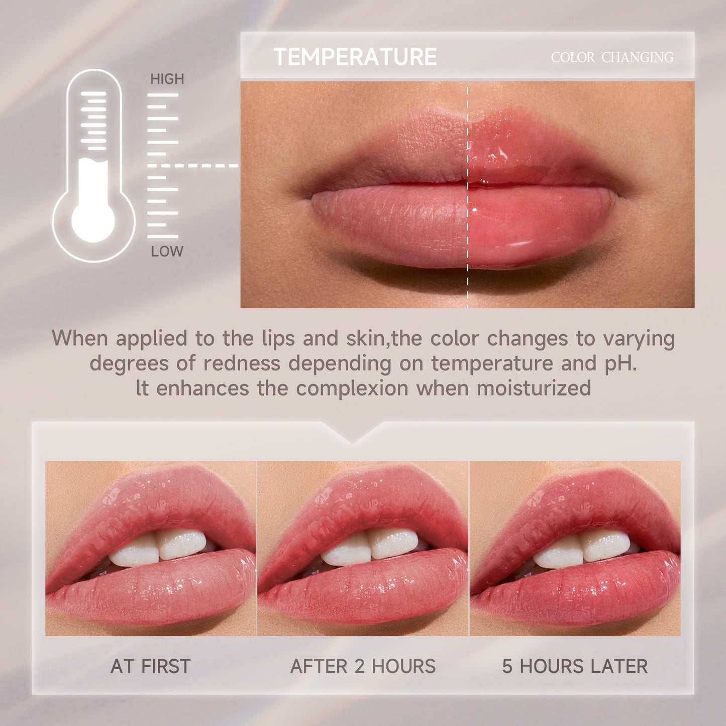 Fivfivgo™ PH Value Color Changing Blush Stick