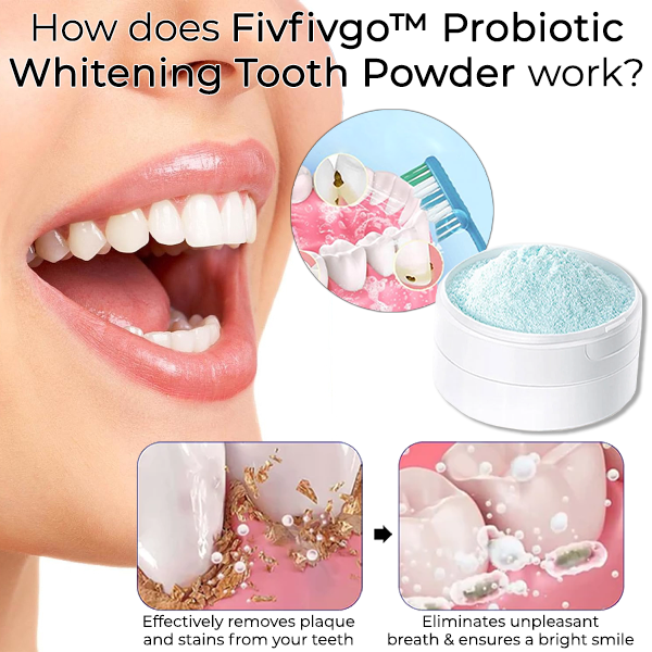 Fivfivgo™ Probiotic Whitening Tooth Powder