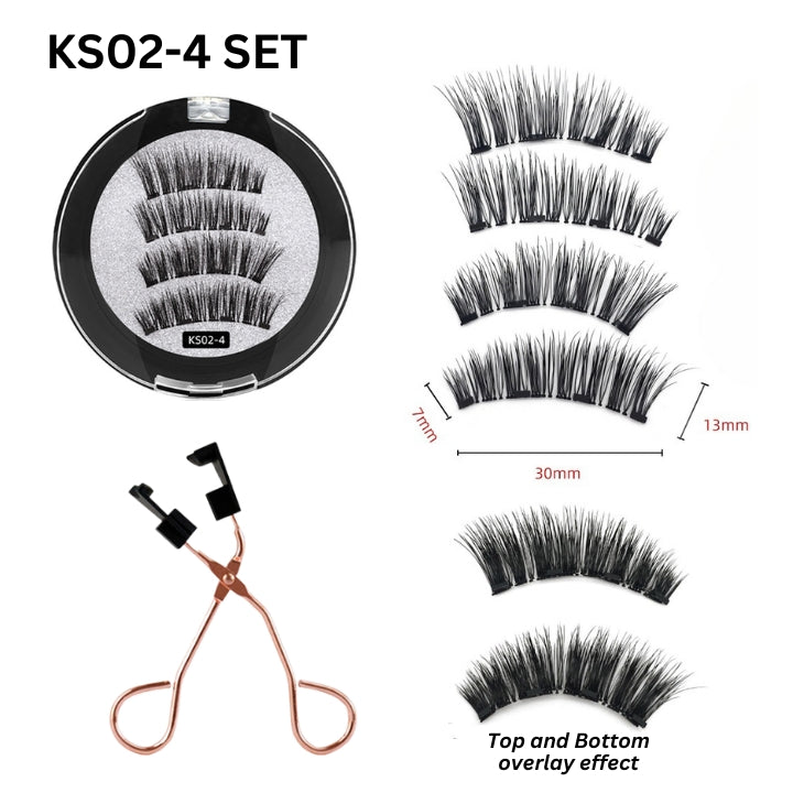 Fivfivgo™ 3D Magnetic Eyelash Set