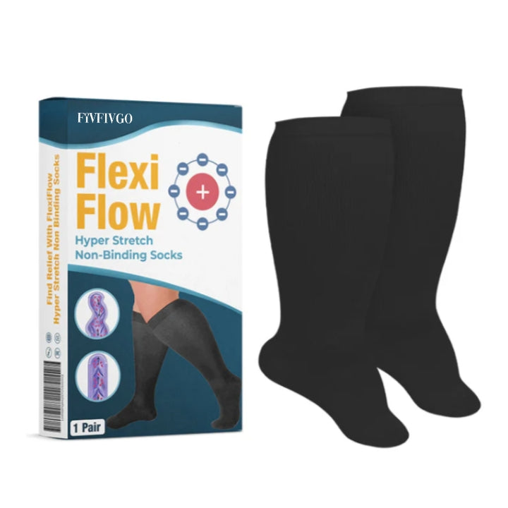 Fivfivgo™ FlexiFlow Hyper Stretch Non Binding Socks