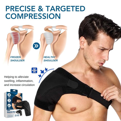 Fivfivgo™ ShoulderHeal Tourmaline Heating Compression Brace