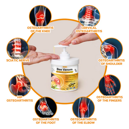 Fivfivgo™ Bee Venom Pain Suppression Joint Healing Cream (👩🏼‍⚕️AAOS Recommended)