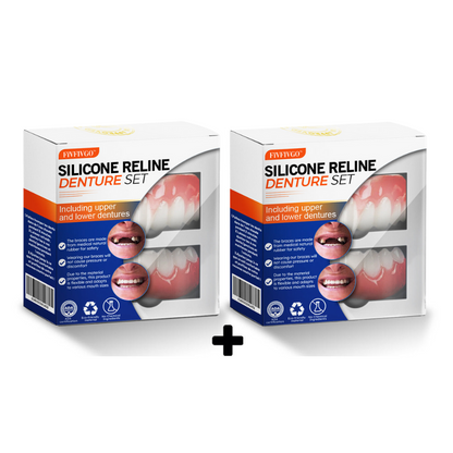 Fivfivgo™ Silicone Reline Denture Set (ADA Certified)