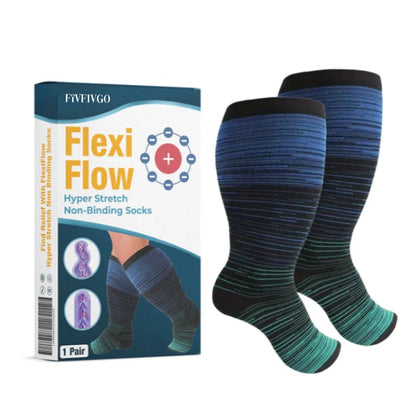 Fivfivgo™ FlexiFlow Hyper Stretch Non Binding Socks