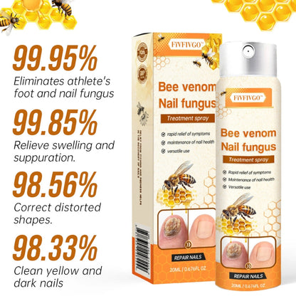 Fivfivgo™ Bee Venom Nail Fungus Spray: Treats various nail problems within 2-4 weeks