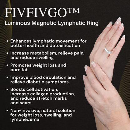 Fivfivgo™ Luminous Magnetic Lymphatic Ring