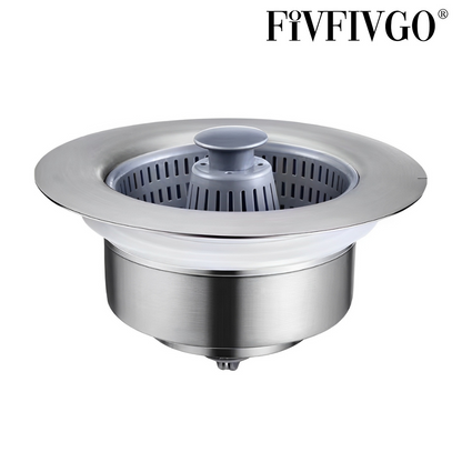 Fivfivgo® 3in1 Kitchen Sink Drain Strainer