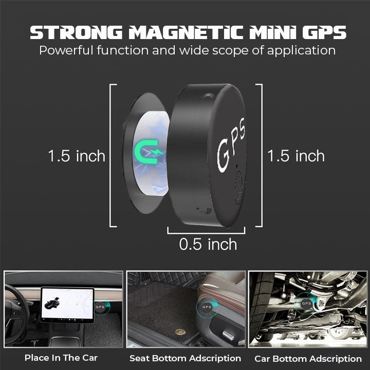 Fivfivgo™ EasyFind Mini Magnetic GPS Tracker