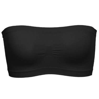 Fivfivgo™ Seamfree Full Supportive Rib Bandeau Strapless Bra