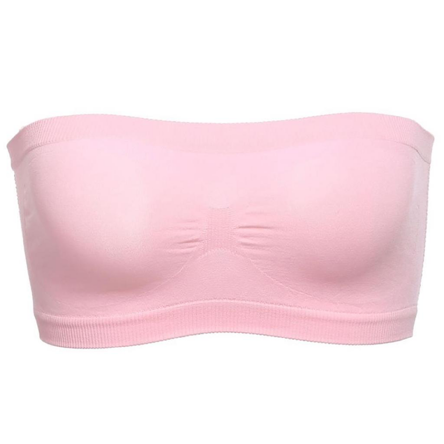 Fivfivgo™ Seamfree Full Supportive Rib Bandeau Strapless Bra