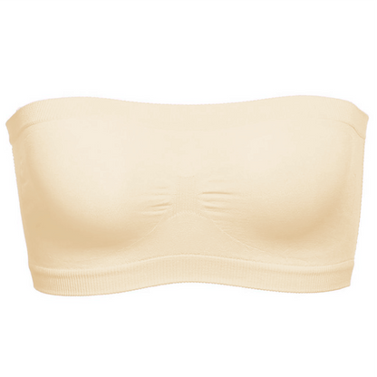 Fivfivgo™ Seamfree Full Supportive Rib Bandeau Strapless Bra