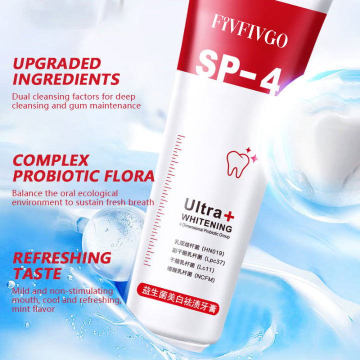 Fivfivgo™ 4TM Probiotic Whitening Toothpaste